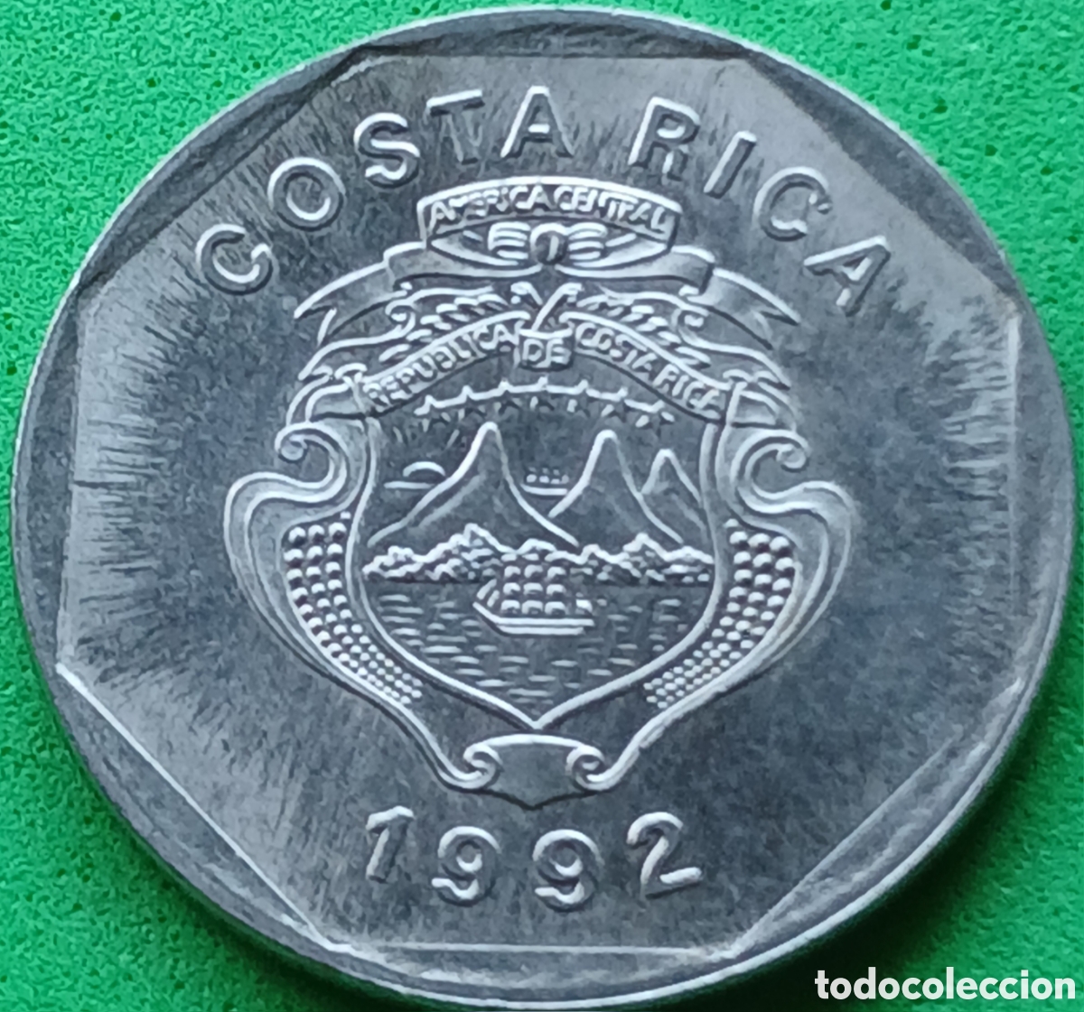 Monedas antiguas de Am&eacute;rica: Costa Rica 10 colones 1992 km#215.1