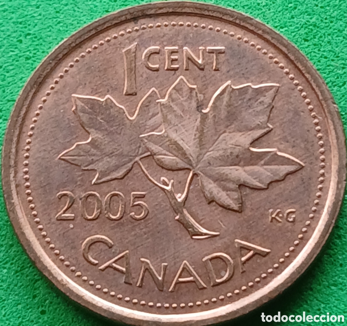Monedas antiguas de Am&eacute;rica: Canad&aacute; 1 cent 2005 km#490 no magn&eacute;tica