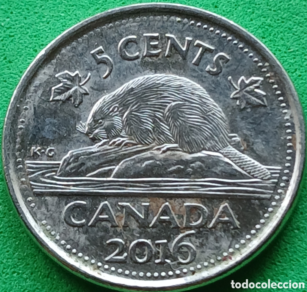 Monedas antiguas de Am&eacute;rica: Canad&aacute; 5 cents 2016 km#491