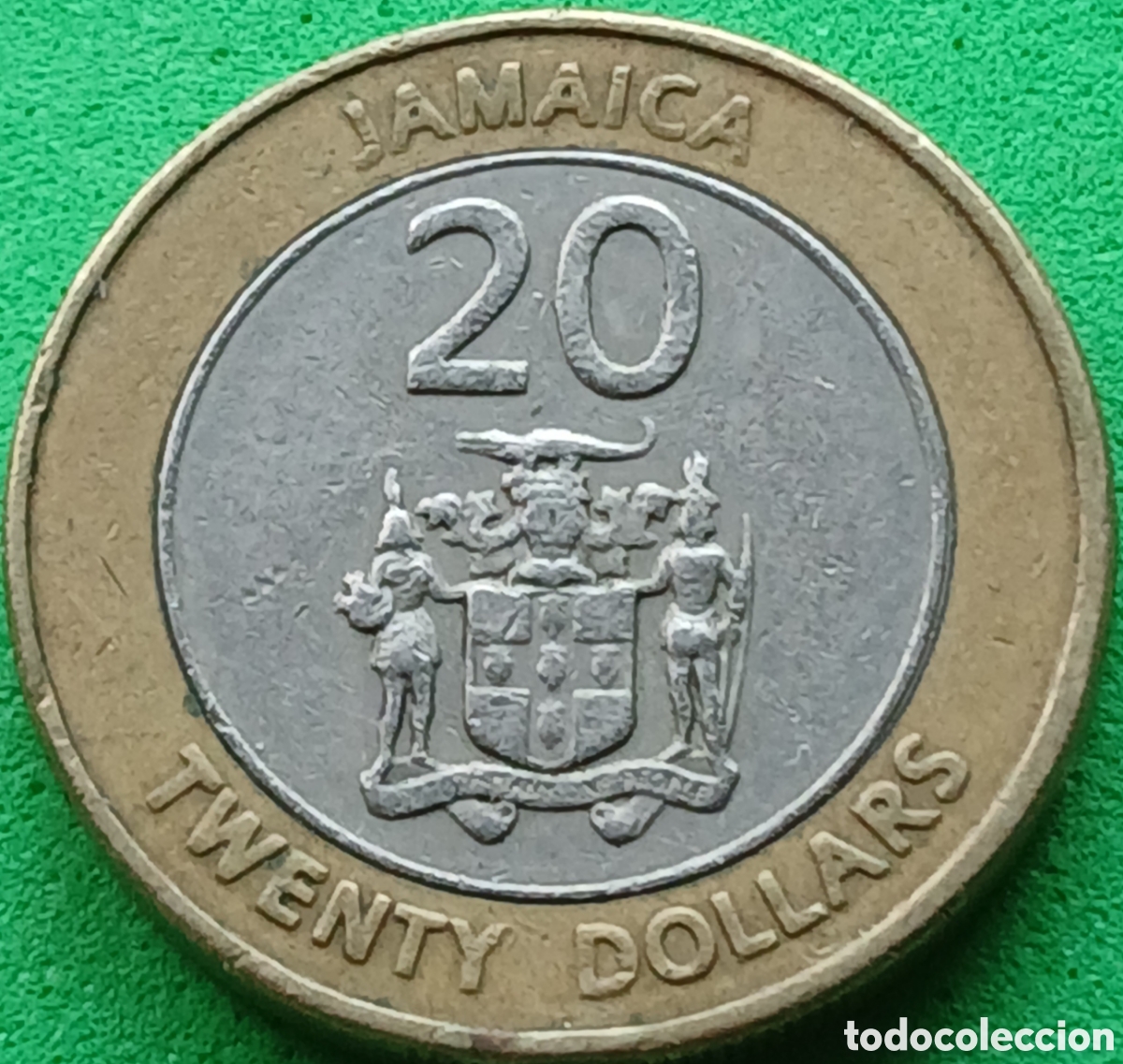 Monedas antiguas de Am&eacute;rica: Jamaica 20 d&oacute;lares 2000 km#182