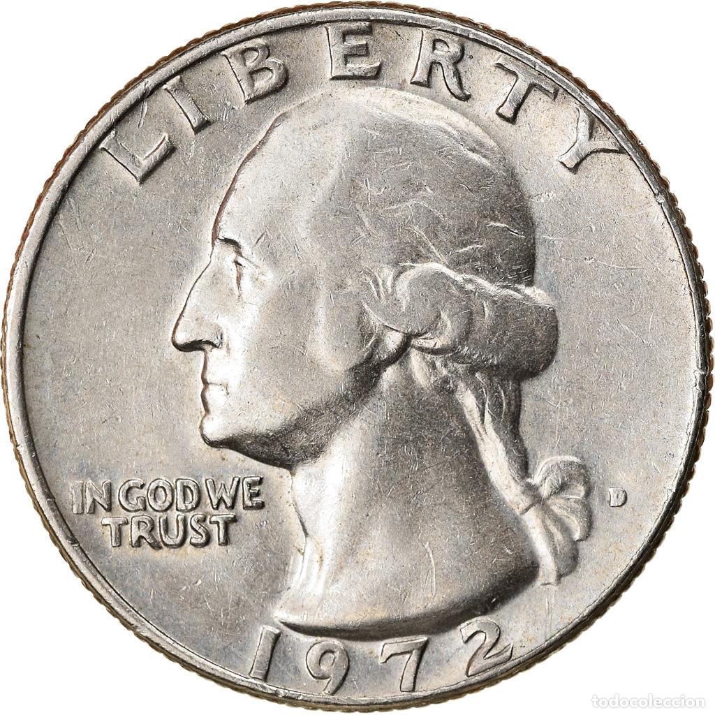 Monedas antiguas de Am&eacute;rica: [#833441] Moneda, Estados Unidos, Washington Quarter, Quarter, 1972, U.S. Mint, Denver