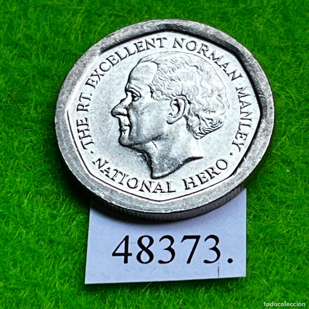 Monedas antiguas de Am&eacute;rica: Jamaica 5 d&oacute;lares 1996