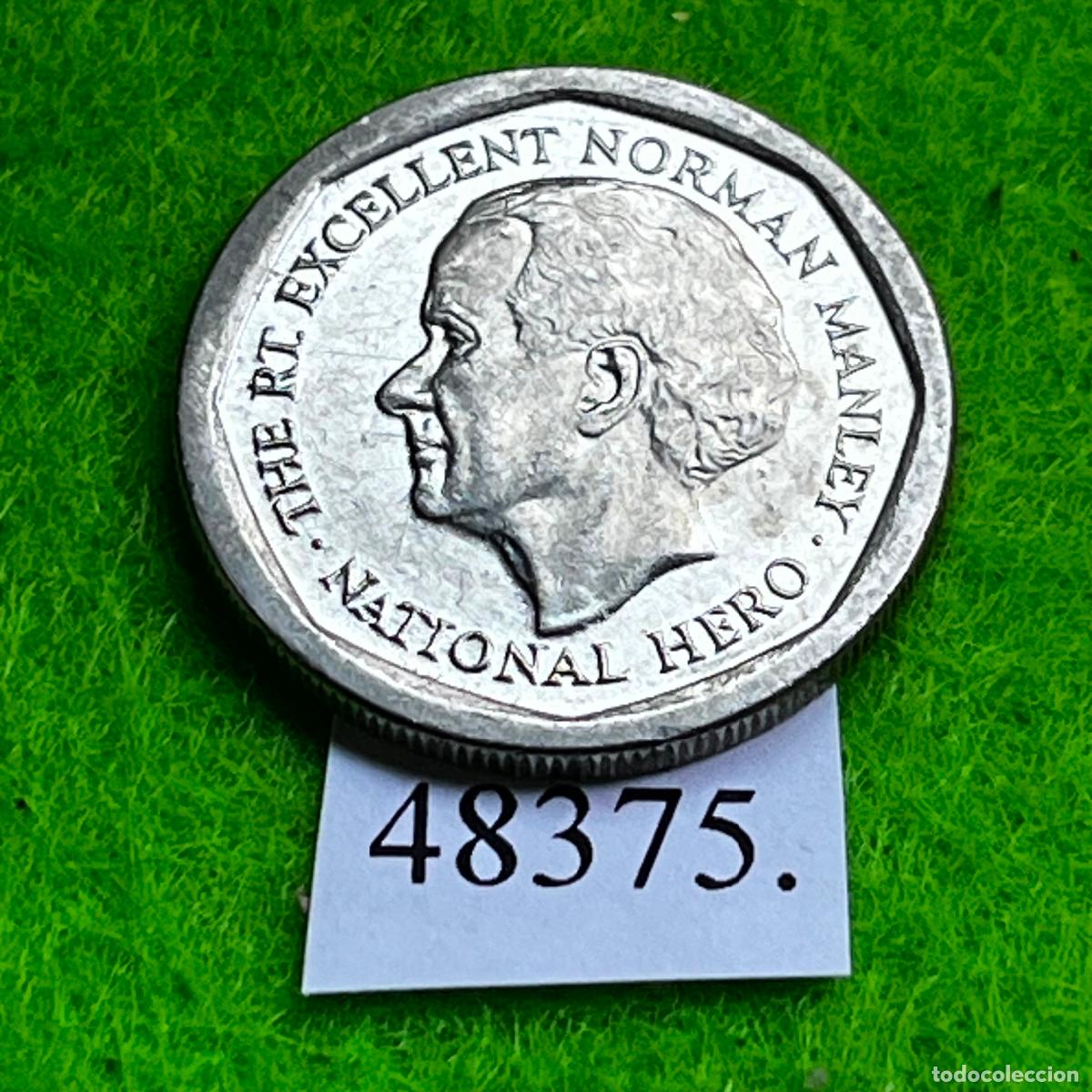 Monedas antiguas de Am&eacute;rica: Jamaica 5 d&oacute;lares 2014