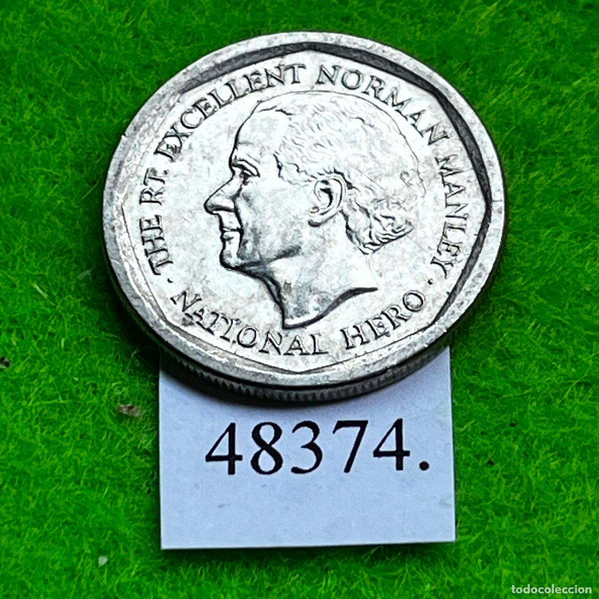 Monedas antiguas de Am&eacute;rica: Jamaica 5 d&oacute;lares 2014