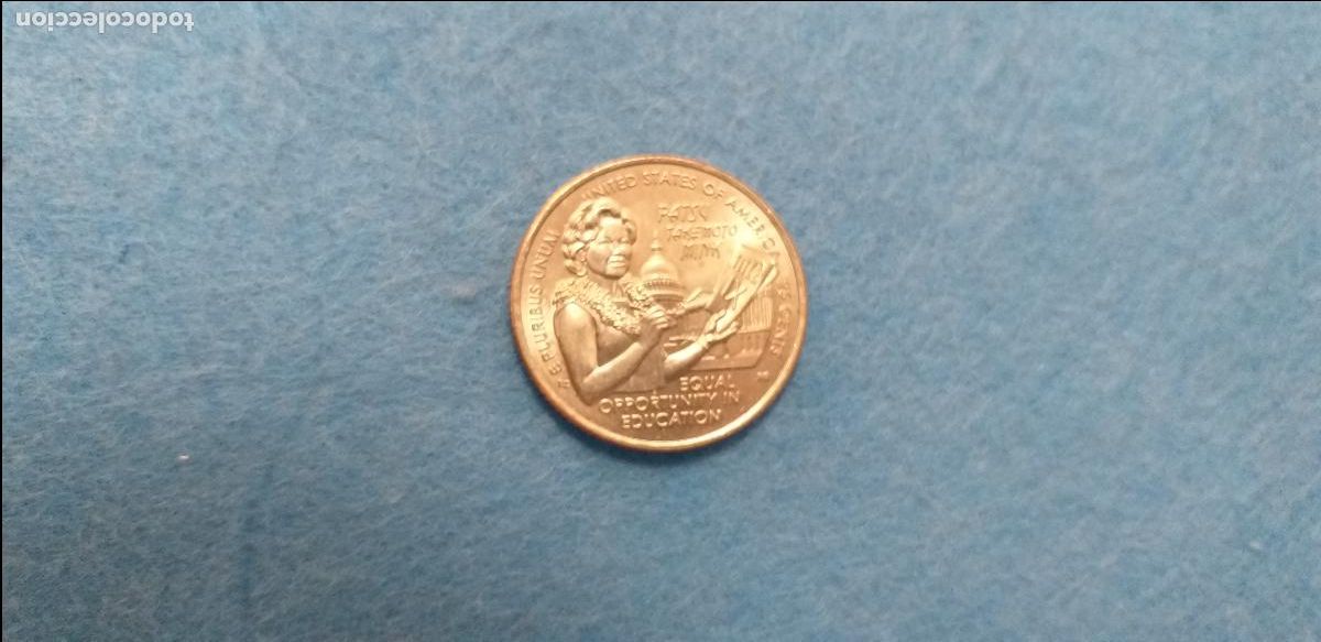 Monedas antiguas de Am&eacute;rica: Moneda Estados Unidos. 25 cents 2024 quarter dollar. Patsy Takemoto. AMERICAN WOMEN QUARTERS