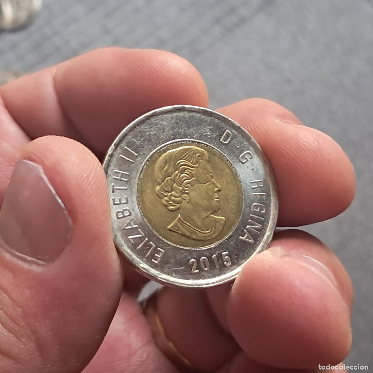 Monedas antiguas de Am&eacute;rica: MONEDA CANAD&Aacute; 2 D&Oacute;LARES 2015 VF - Elizabeth II (Oso Polar) KM# 1257