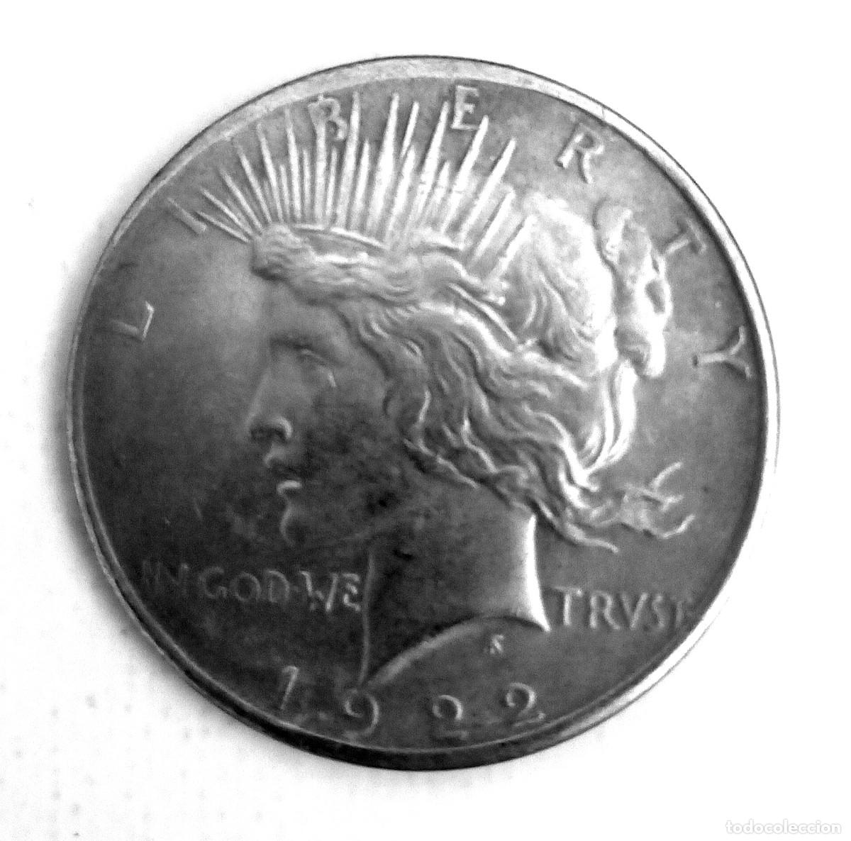 Monedas antiguas de Am&eacute;rica: DOLAR PEACE - 1922 - ORIGINAL - EEUU