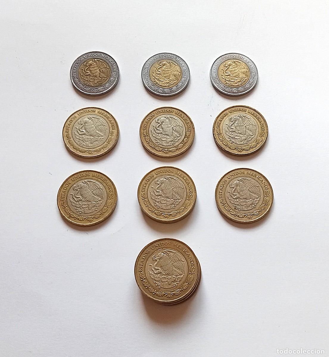 Monedas antiguas de Am&eacute;rica: M&Eacute;XICO - 14 MONEDAS - Entre 1993 y 2016 - VER LISTADO