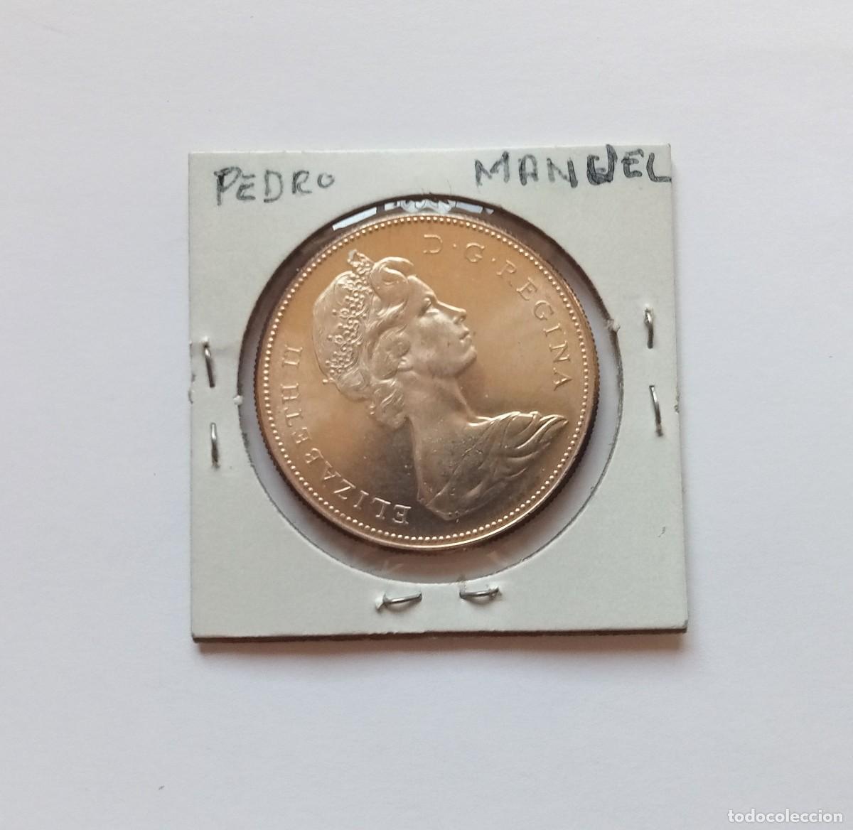 Monedas antiguas de Am&eacute;rica: 1 D&Oacute;LAR de 1967 - CANAD&Aacute; - MONEDA CANADIENSE - Foto 2