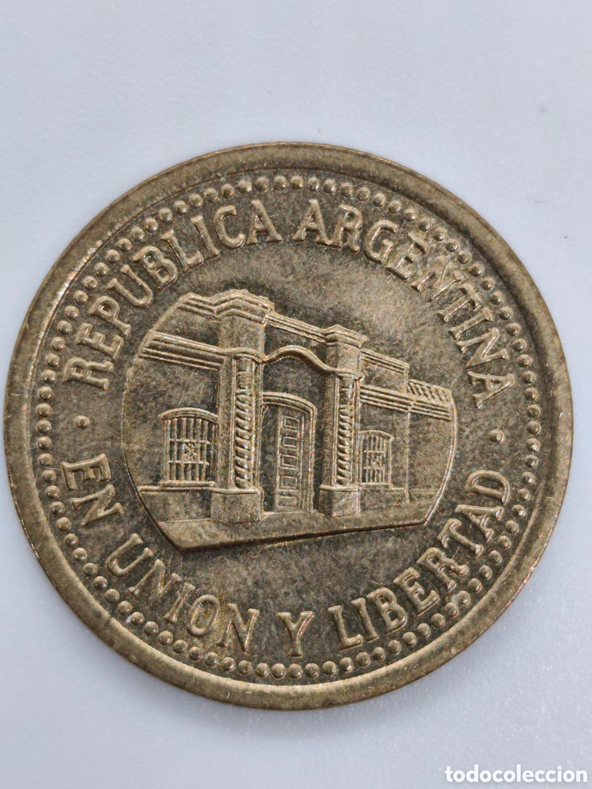 Monedas antiguas de Am&eacute;rica: Moneda de 50 Centavos Argentina - Foto 2