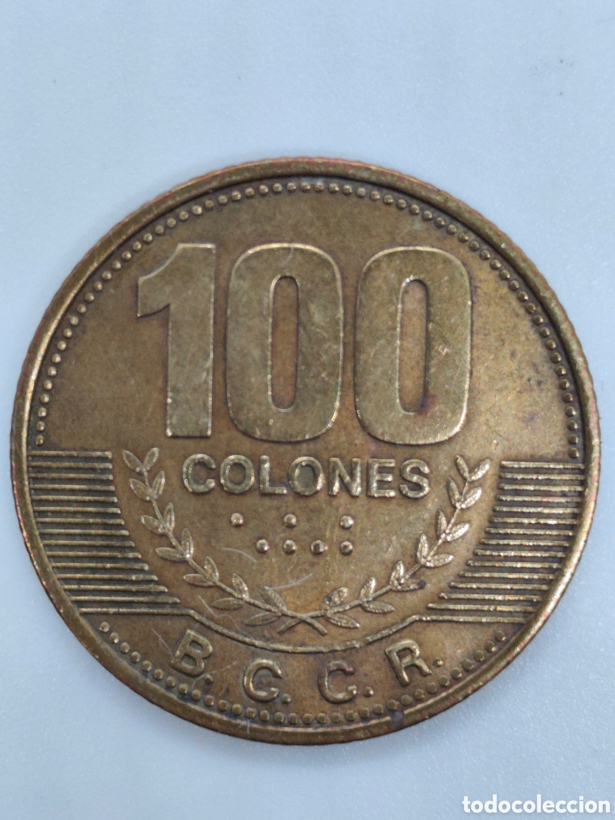Monedas antiguas de Am&eacute;rica: Moneda de 100 Colones costa rica