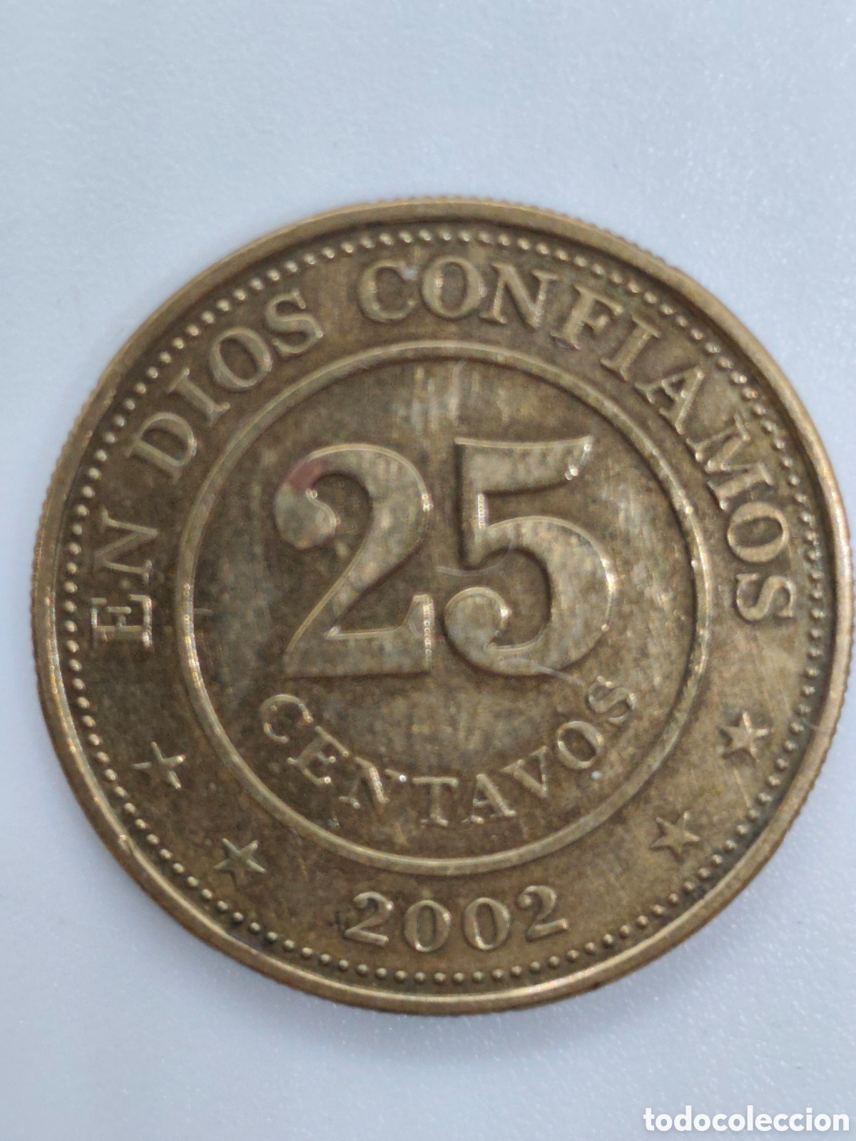 Monedas antiguas de Am&eacute;rica: Moneda de 25 centavos 2002