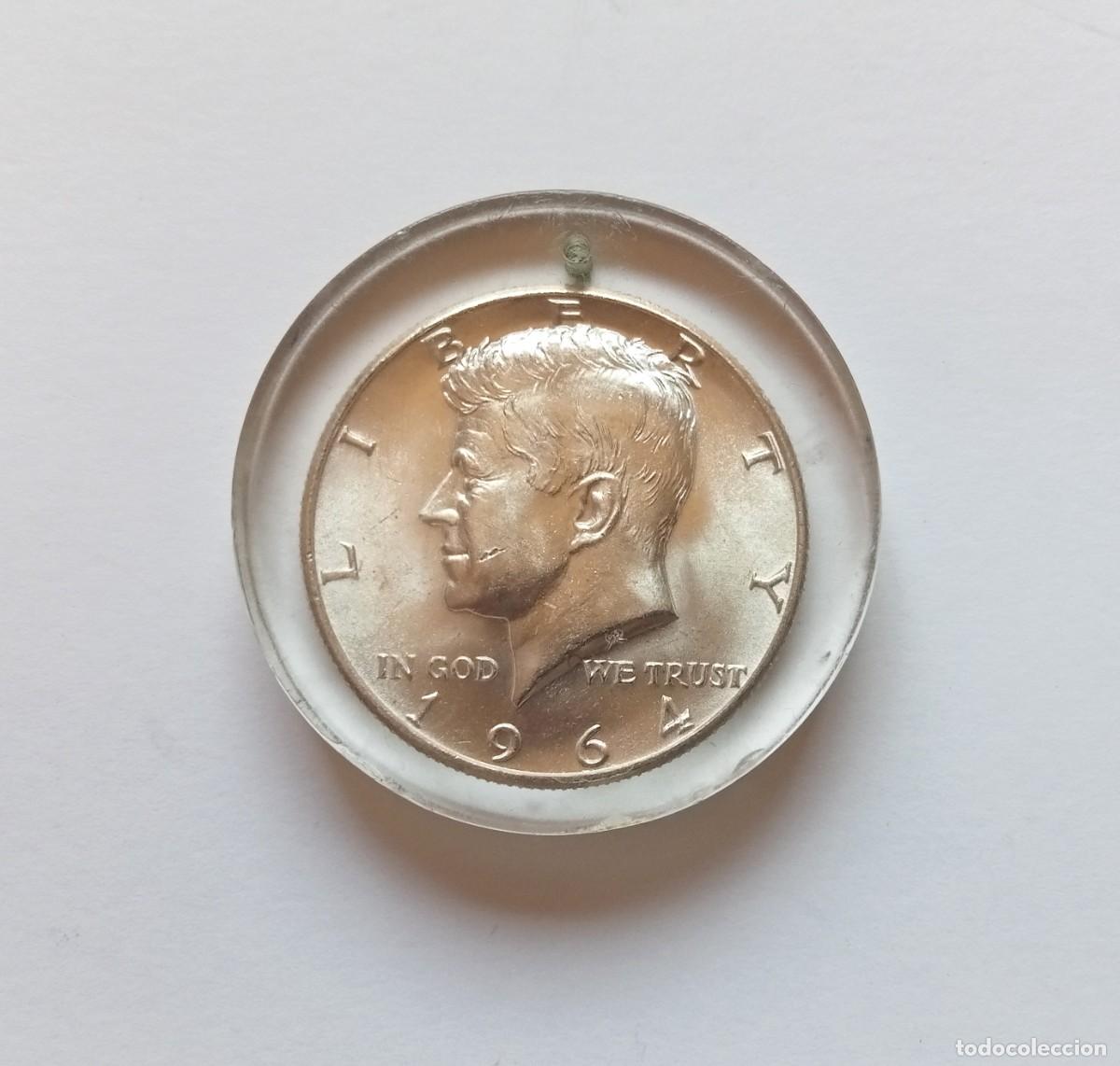 Monedas antiguas de Am&eacute;rica: 1/2 D&Oacute;LAR de 1964 - EEUU - MONEDA USA - MEDIO D&Oacute;LAR ESTADOS UNIDOS
