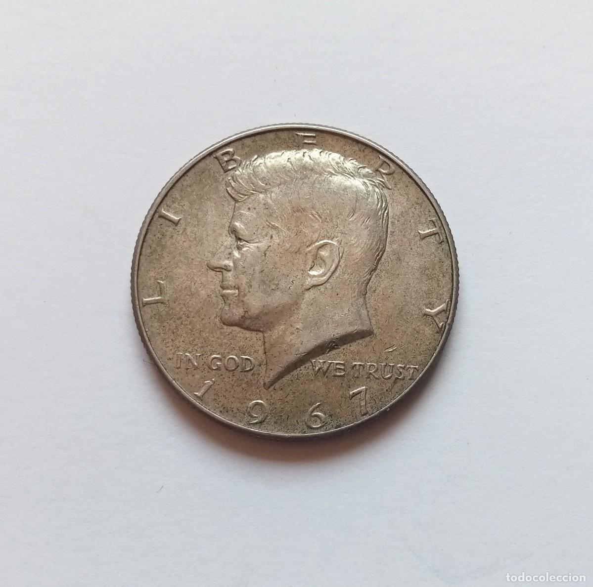 Monedas antiguas de Am&eacute;rica: 1/2 D&Oacute;LAR de 1967 - EEUU - MONEDA USA - MEDIO D&Oacute;LAR ESTADOS UNIDOS