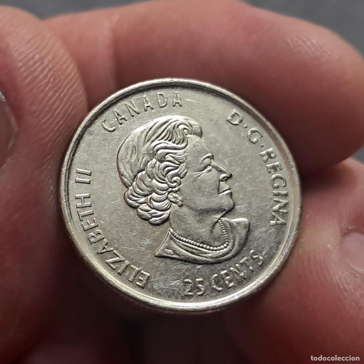 Monedas antiguas de Am&eacute;rica: MONEDA CANAD&Aacute; 25 CENTS 2017 AU - Elizabeth II (Copa Stanley) RCM/MRC# 155955, KM# 2299.