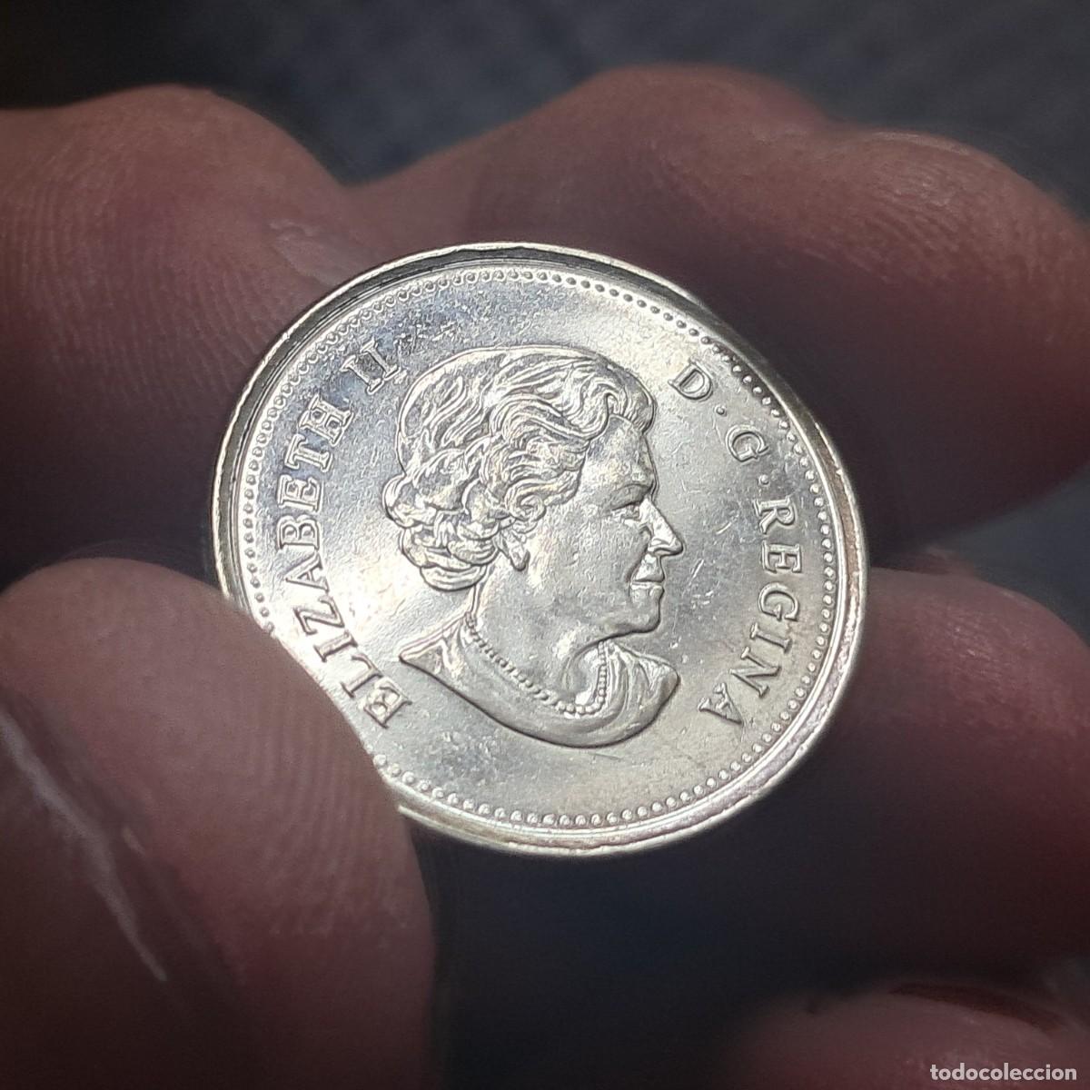 Monedas antiguas de Am&eacute;rica: MONEDA CANAD&Aacute; 25 CENTS 2013 XF - Elizabeth II (Vida en el norte) KM# A1547.
