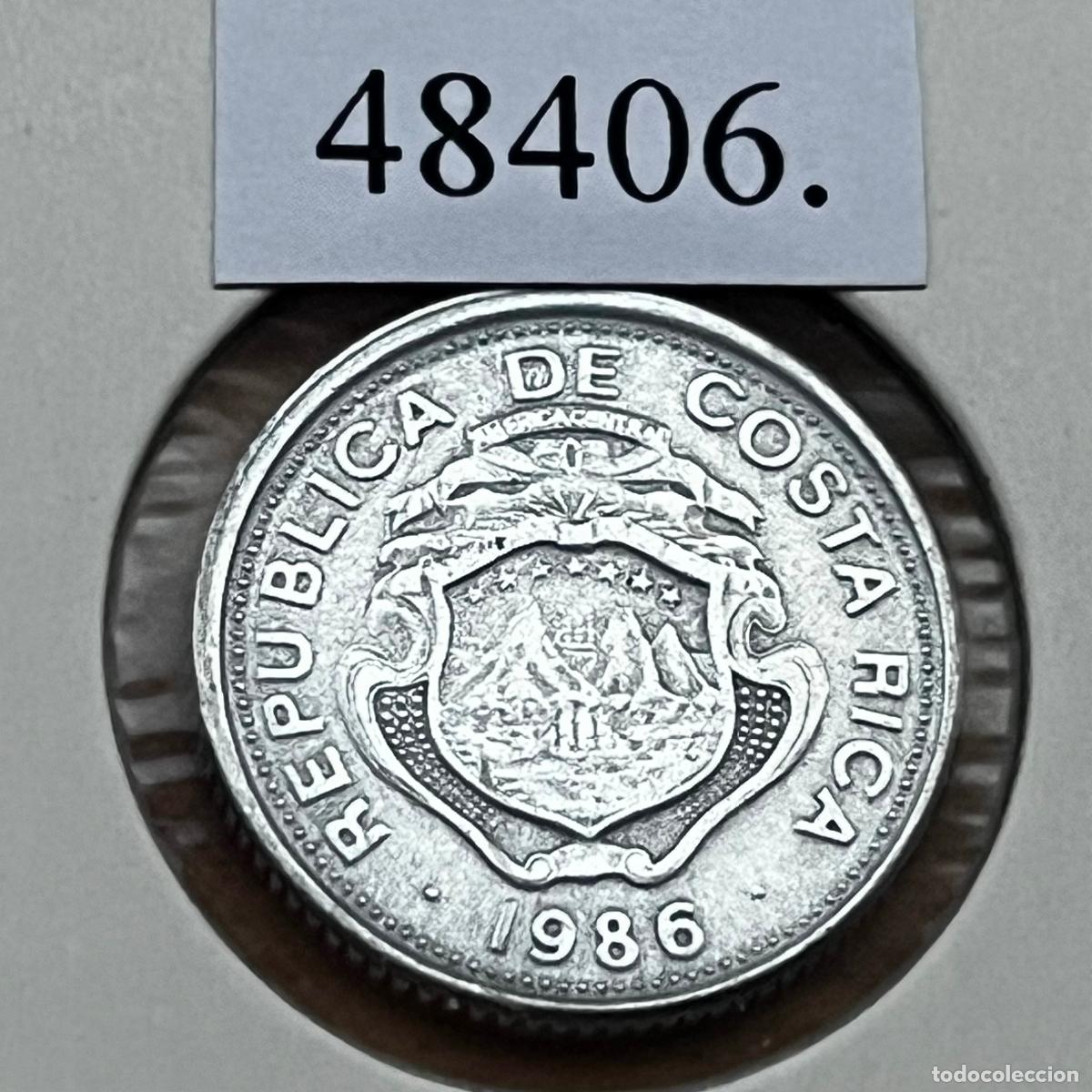 Monedas antiguas de Am&eacute;rica: Costa Rica 25 c&eacute;ntimos 1986