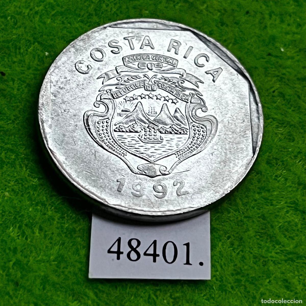 Monedas antiguas de Am&eacute;rica: Costa Rica 10 colones 1992