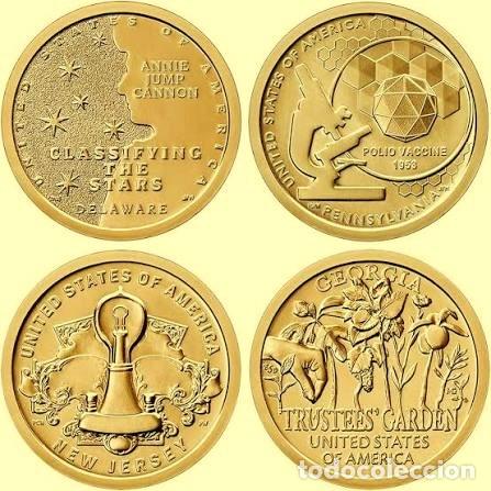 Monedas antiguas de Am&eacute;rica: Estados Unidos, 1 D&oacute;lar ''Innovaci&oacute;n 2019 P &oacute; D, UC#113 a 116 (a elegir)''./ SC (Ver descripci&oacute;n)