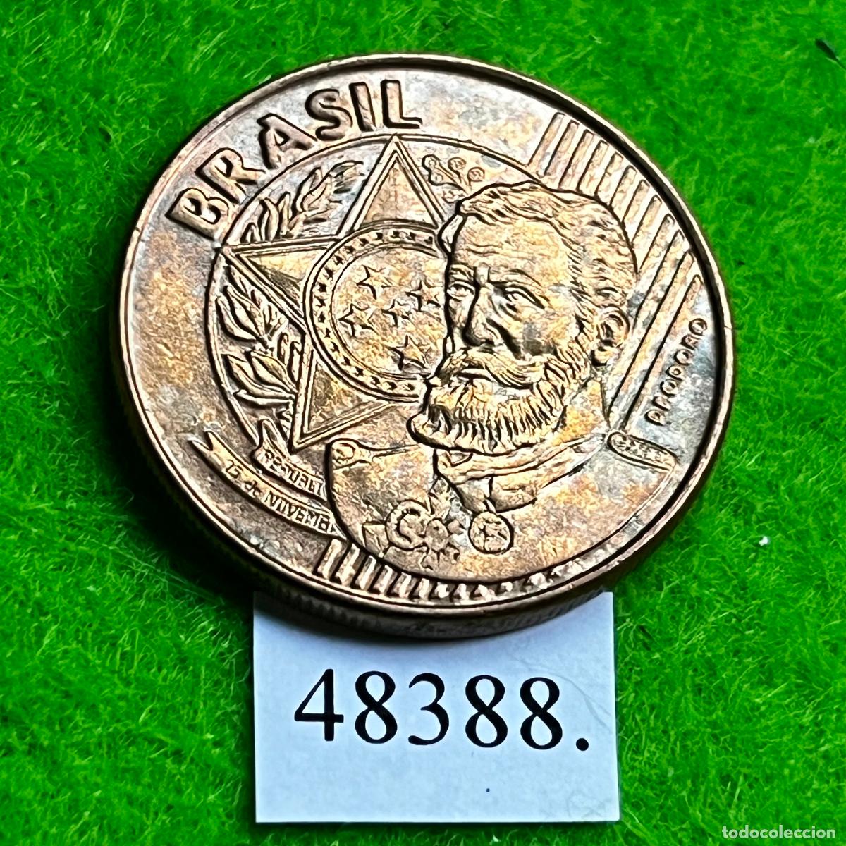 Monedas antiguas de Am&eacute;rica: Brasil 25 centavos 2008, centimos