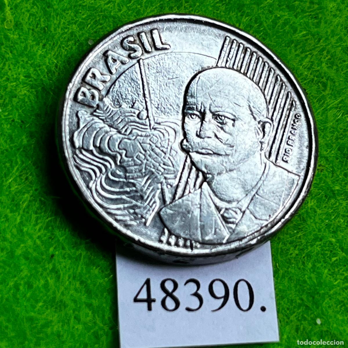 Monedas antiguas de Am&eacute;rica: Brasil 50 centavos 2002, centimos