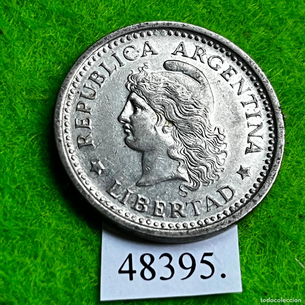 Monedas antiguas de Am&eacute;rica: Argentina 1 peso 1962