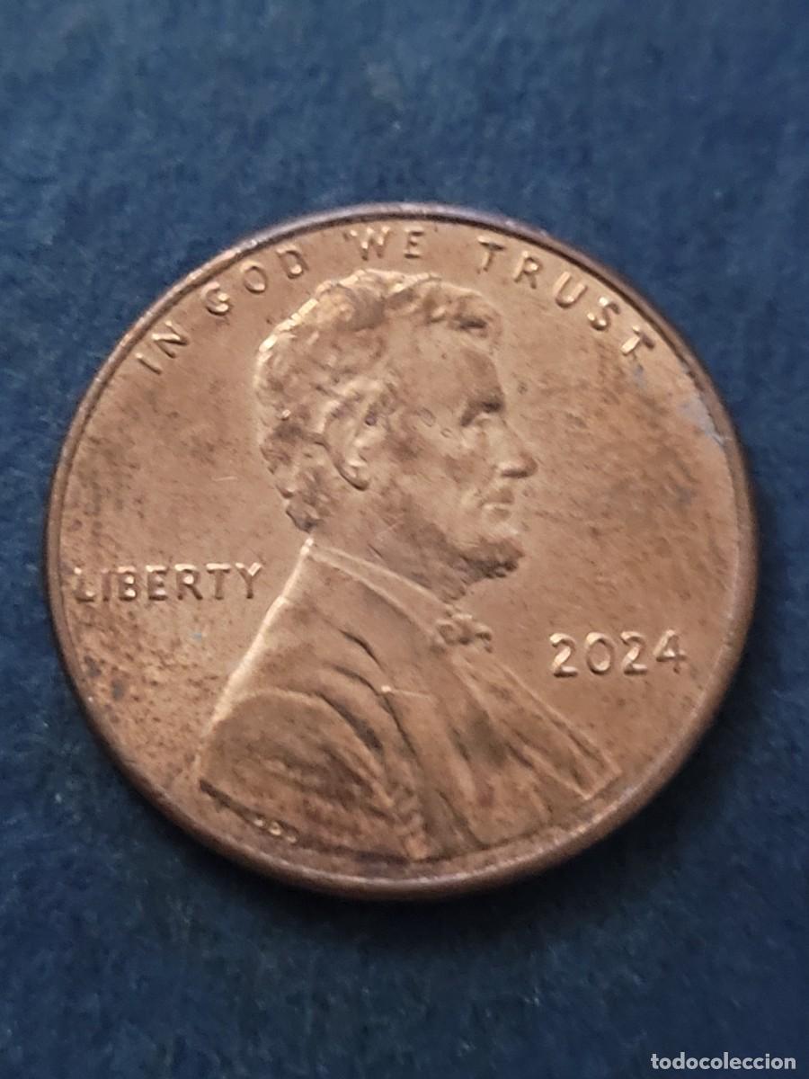 Monedas antiguas de Am&eacute;rica: Moneda 1 centavo 2024 sin ceca Estados Unidos