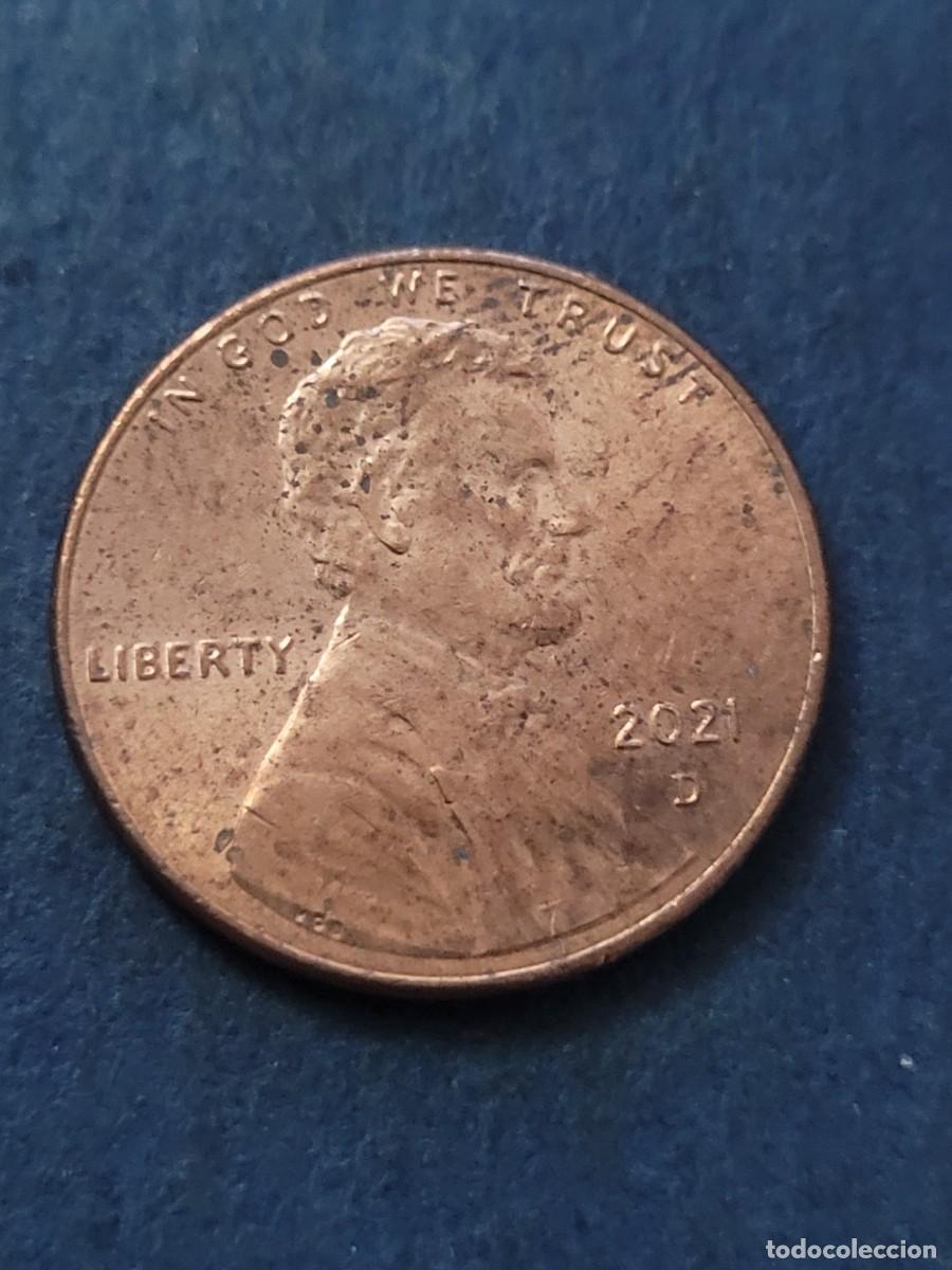 Monedas antiguas de Am&eacute;rica: Moneda 1 centavo 2021 &rdquo;D&rdquo; Estados Unidos