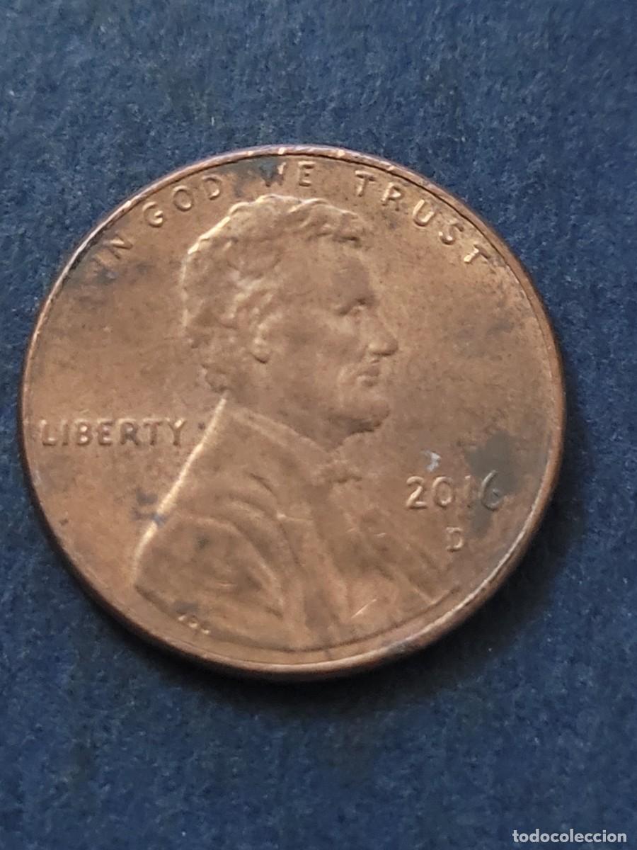 Monedas antiguas de Am&eacute;rica: Moneda 1 centavo 2016 &rdquo;D&rdquo; Estados Unidos
