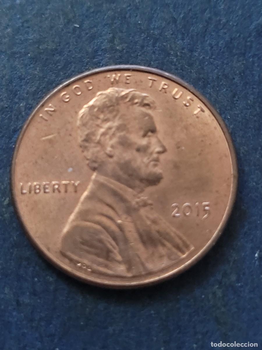 Monedas antiguas de Am&eacute;rica: Moneda 1 centavo 2015 sin ceca Estados Unidos