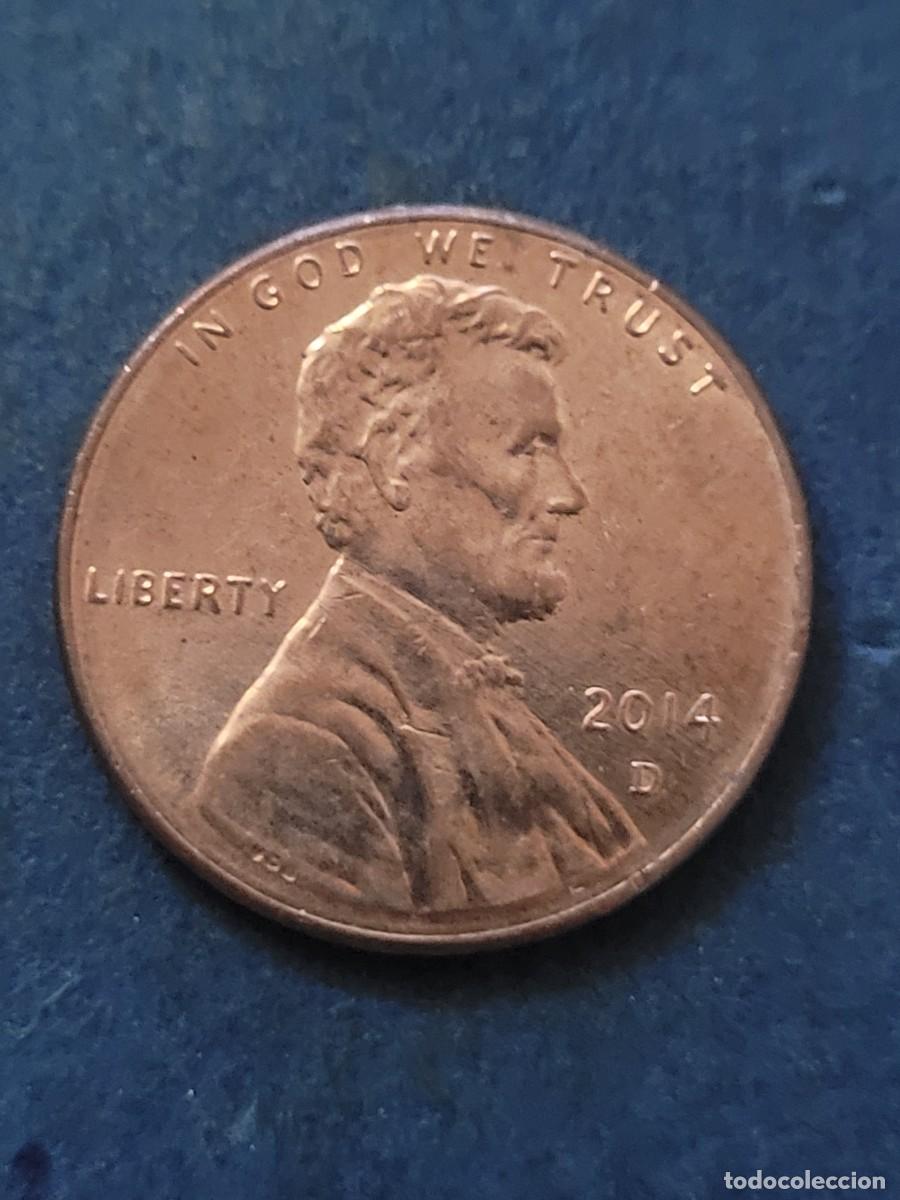 Monedas antiguas de Am&eacute;rica: Moneda 1 centavo 2014 &rdquo;D&rdquo; Estados Unidos