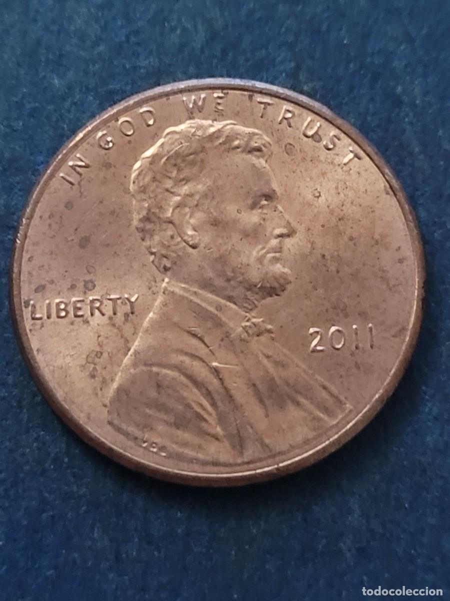 Monedas antiguas de Am&eacute;rica: Moneda 1 centavo 2011 sin ceca Estados Unidos