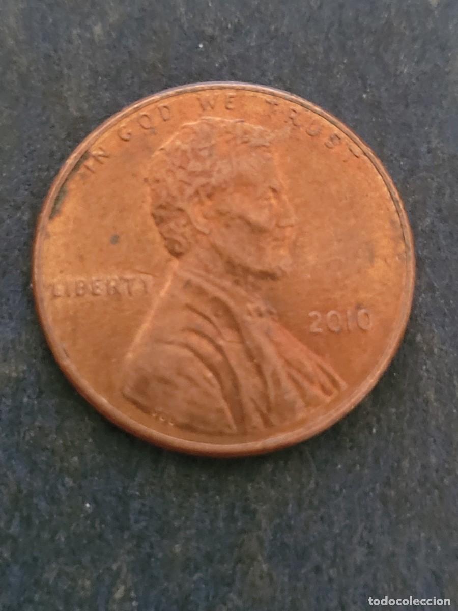 Monedas antiguas de Am&eacute;rica: Moneda 1 centavo 2010 sin ceca Estados Unidos