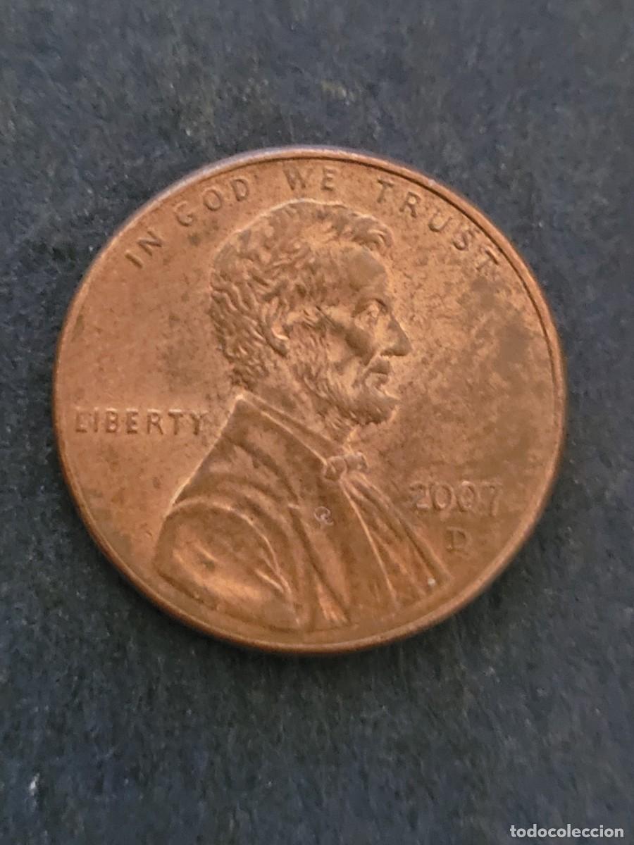 Monedas antiguas de Am&eacute;rica: Moneda 1 centavo 2007 &rdquo;D&rdquo; Estados Unidos