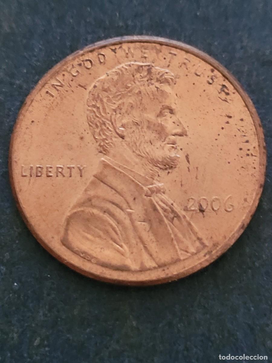 Monedas antiguas de Am&eacute;rica: Moneda 1 centavo 2006 sin ceca Estados Unidos