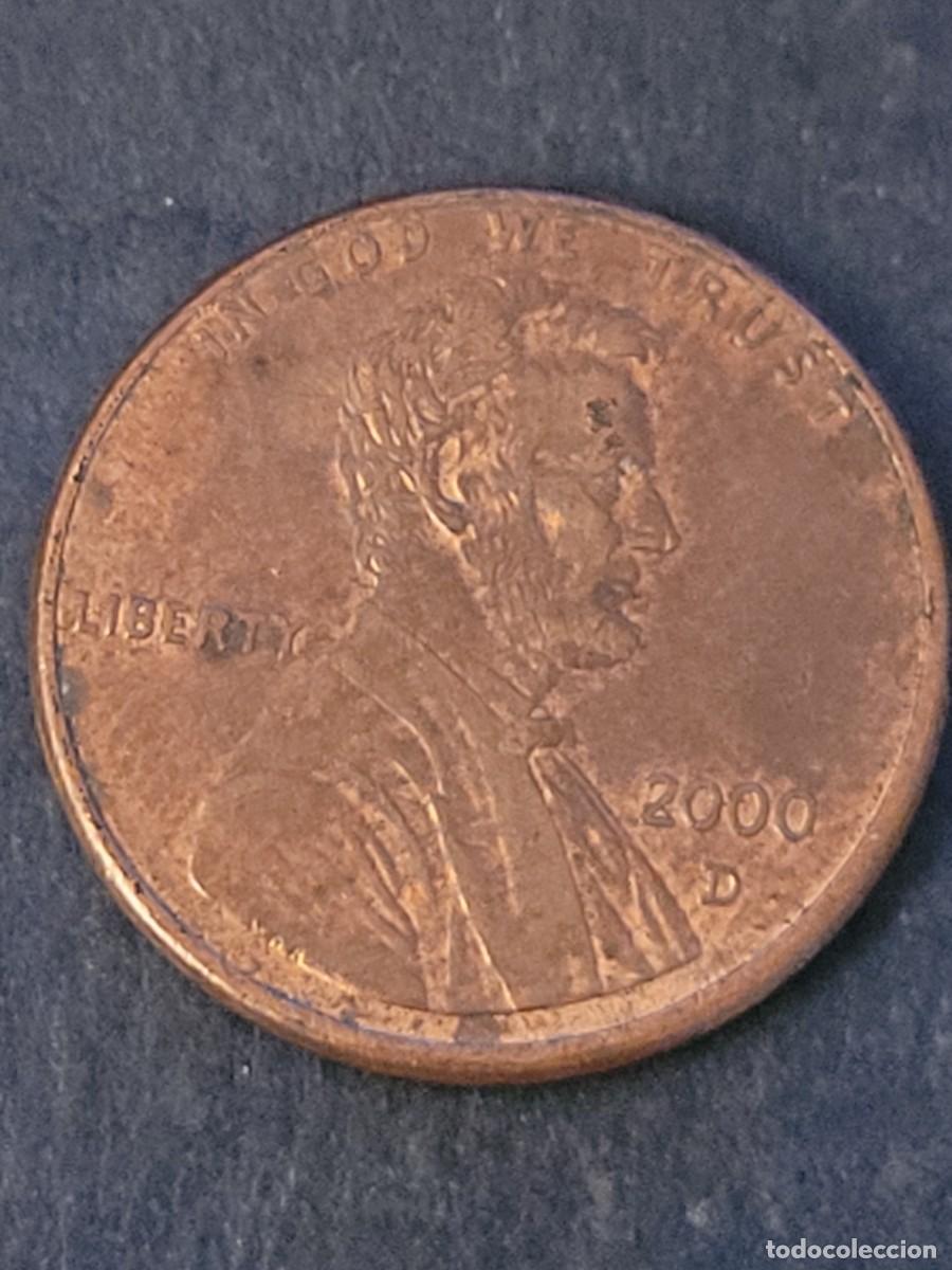 Monedas antiguas de Am&eacute;rica: Moneda 1 centavo 2000 &rdquo;D&rdquo; Estados Unidos