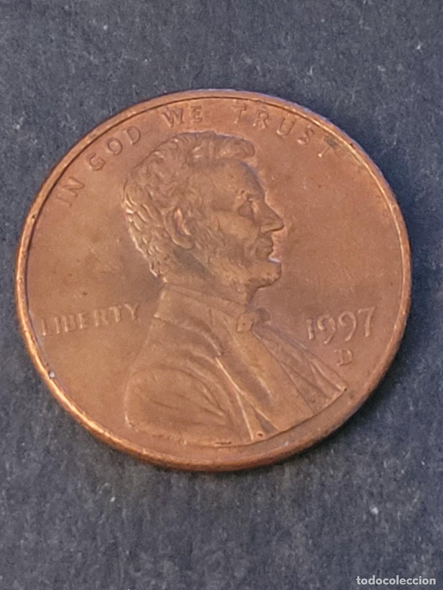 Monedas antiguas de Am&eacute;rica: Moneda 1 centavo 1997 &rdquo;D&rdquo; Estados Unidos