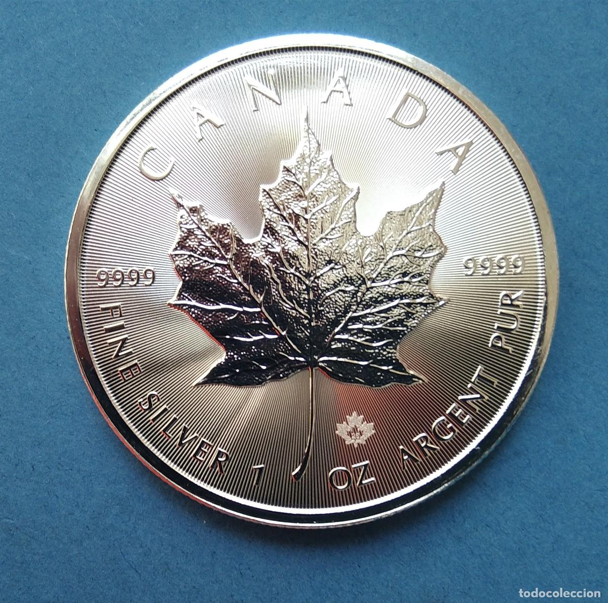 Monedas antiguas de Am&eacute;rica: ONZA DE PLATA MAPPLE HOJA CANADA 2026 SC