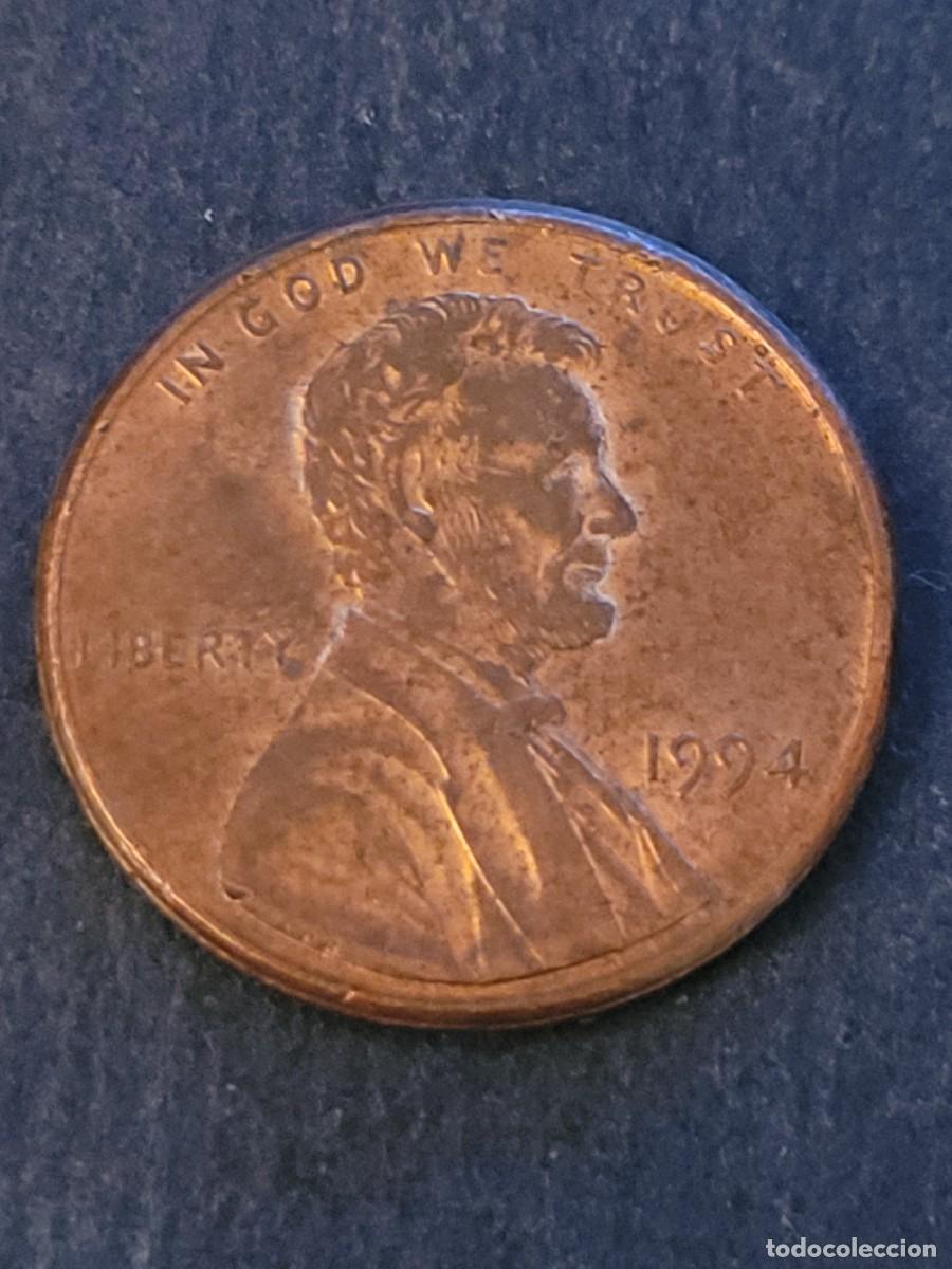 Monedas antiguas de Am&eacute;rica: Moneda 1 centavo 1994 sin ceca Estados Unidos