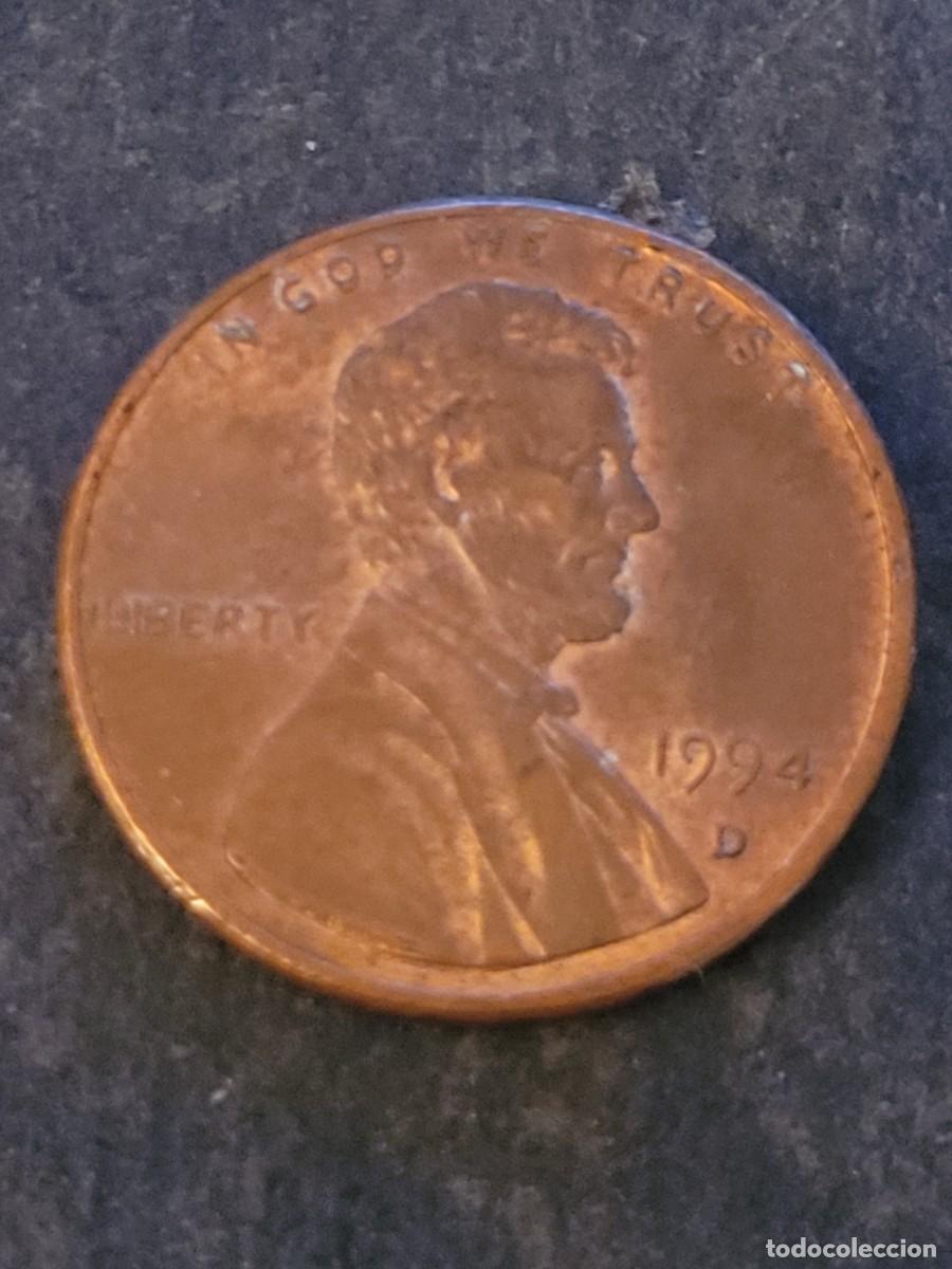 Monedas antiguas de Am&eacute;rica: Moneda 1 centavo 1994 &rdquo;D&rdquo; Estados Unidos