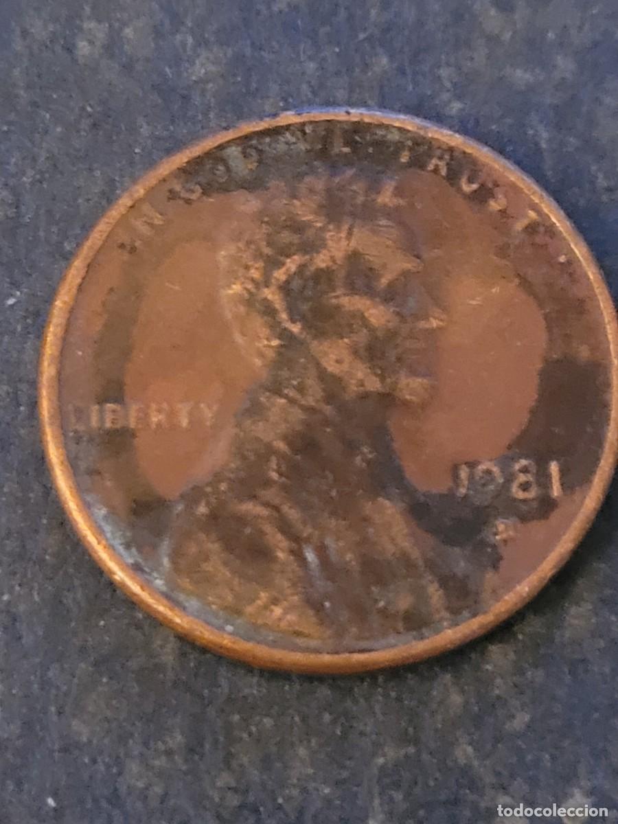 Monedas antiguas de Am&eacute;rica: Moneda 1 centavo 1981 &rdquo;D&rdquo; Estados Unidos