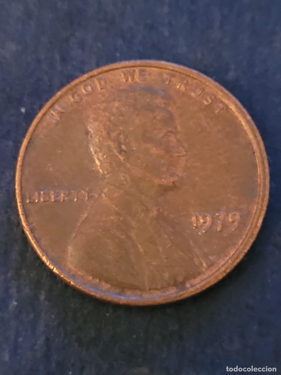 Monedas antiguas de Am&eacute;rica: Moneda 1 centavo 1979 sin ceca Estados Unidos