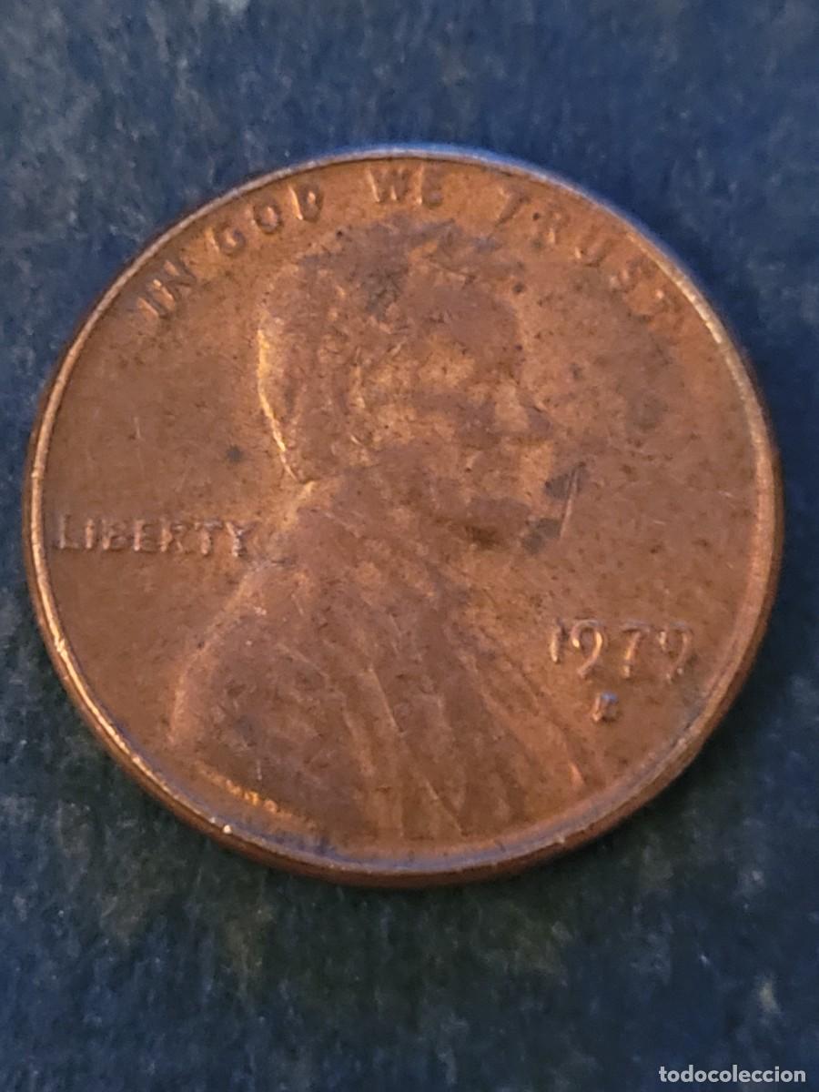 Monedas antiguas de Am&eacute;rica: Moneda 1 centavo 1979 &rdquo;D&rdquo; Estados Unidos