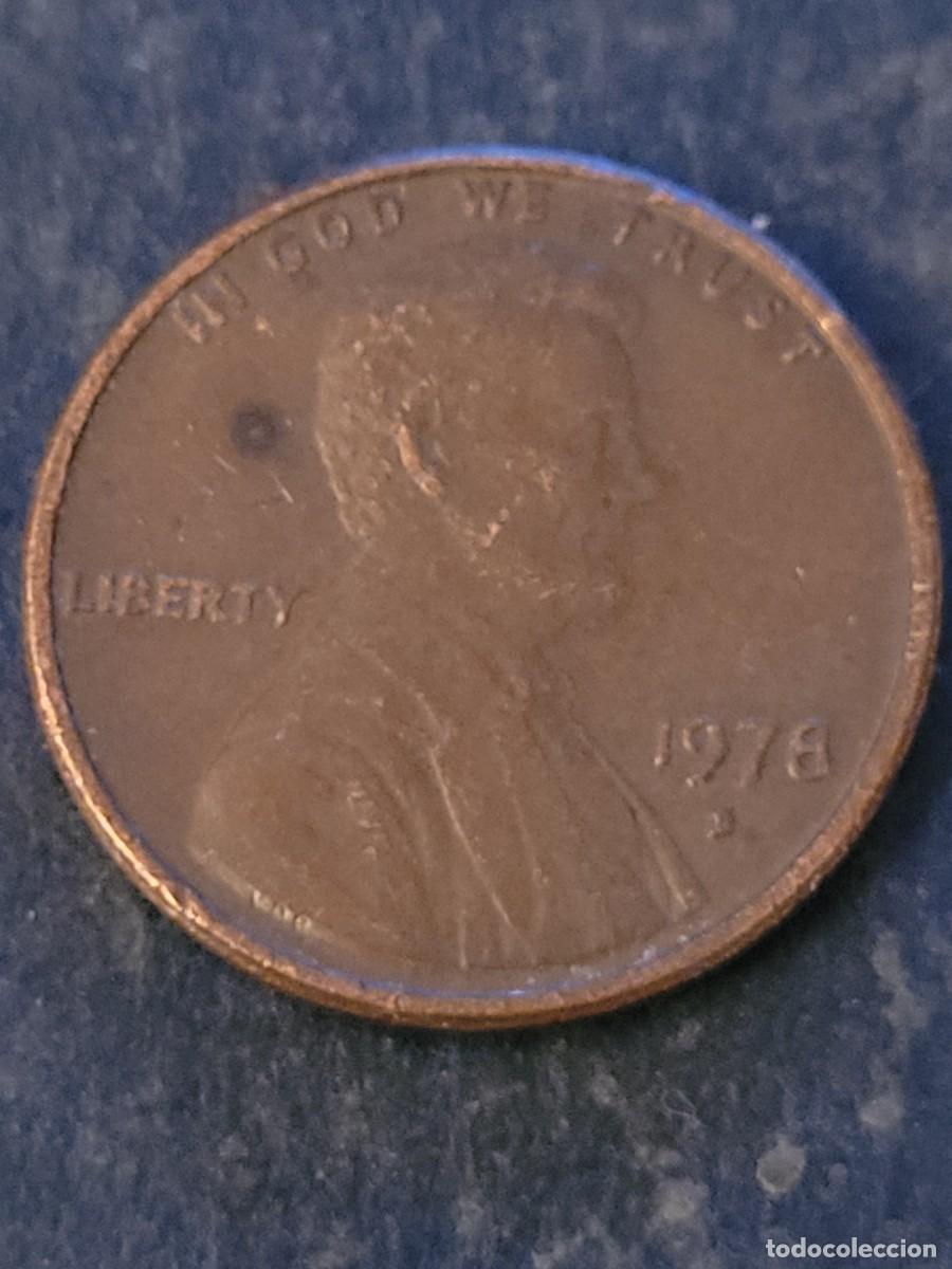 Monedas antiguas de Am&eacute;rica: Moneda 1 centavo 1978 &rdquo;D&rdquo; Estados Unidos