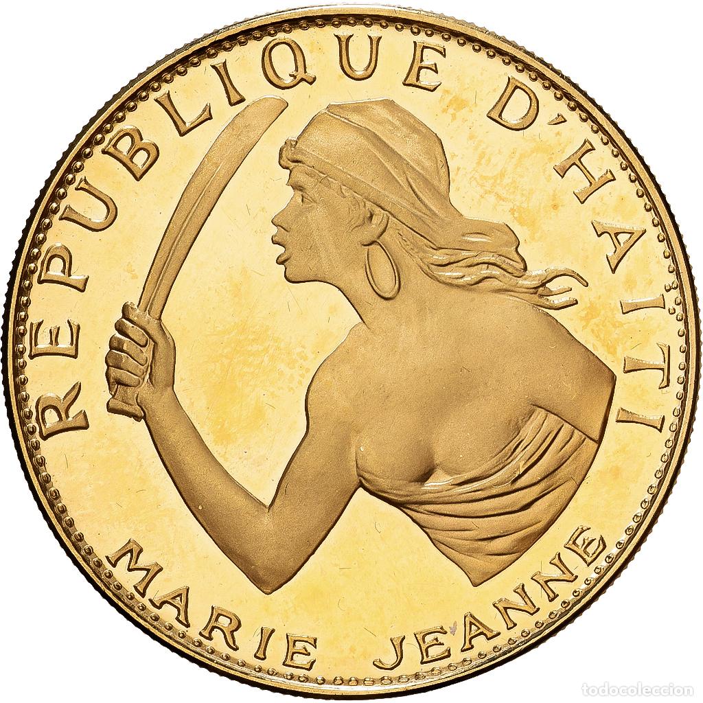 Monedas antiguas de Am&eacute;rica: [#1545895] Hait&iacute;, 100 Gourdes, 10e anniversaire de la r&eacute;volution - Marie Jeanne, 1967