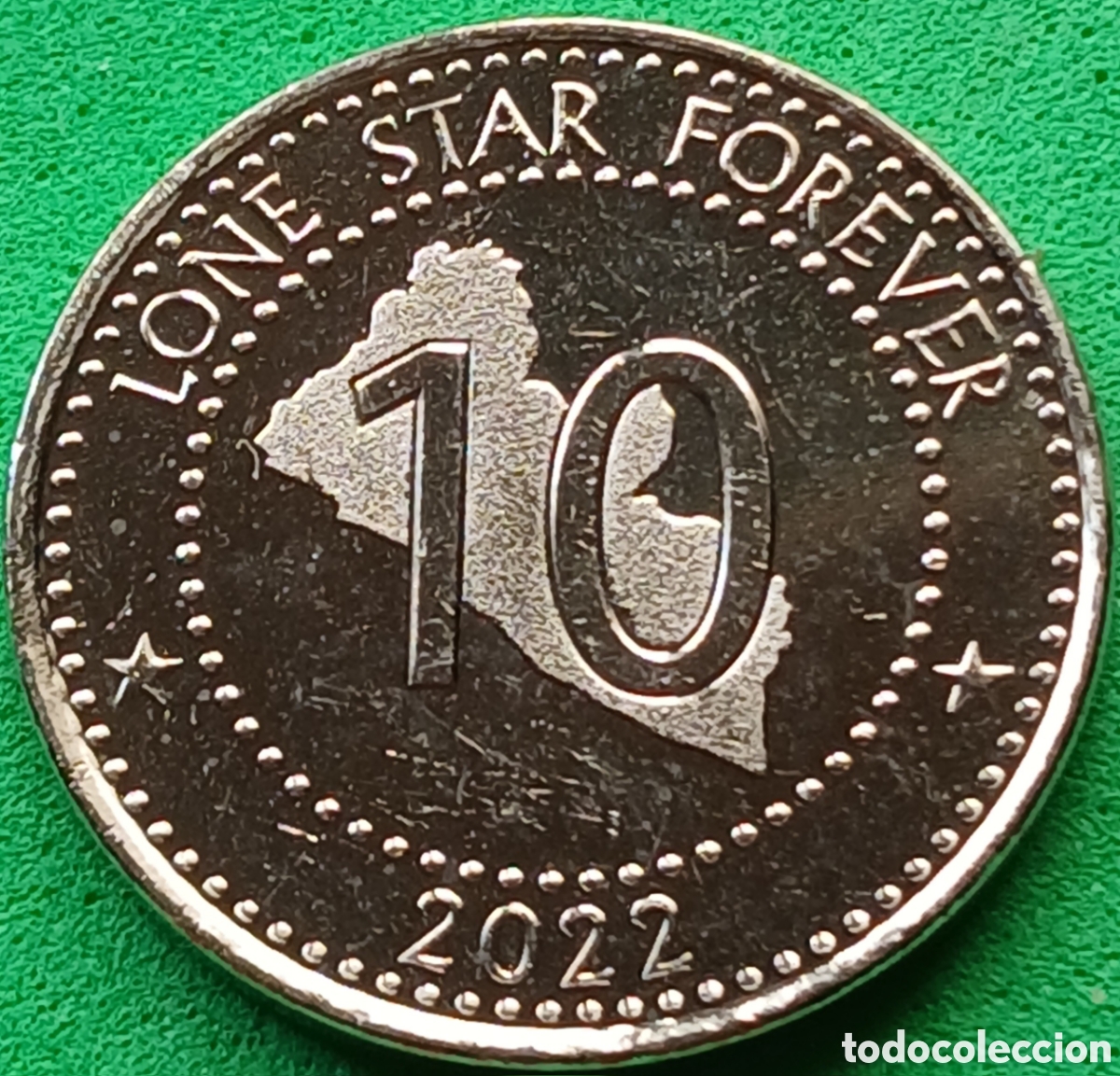 Monedas antiguas de Am&eacute;rica: Liberia 10 d&oacute;lares 2022 UC#2