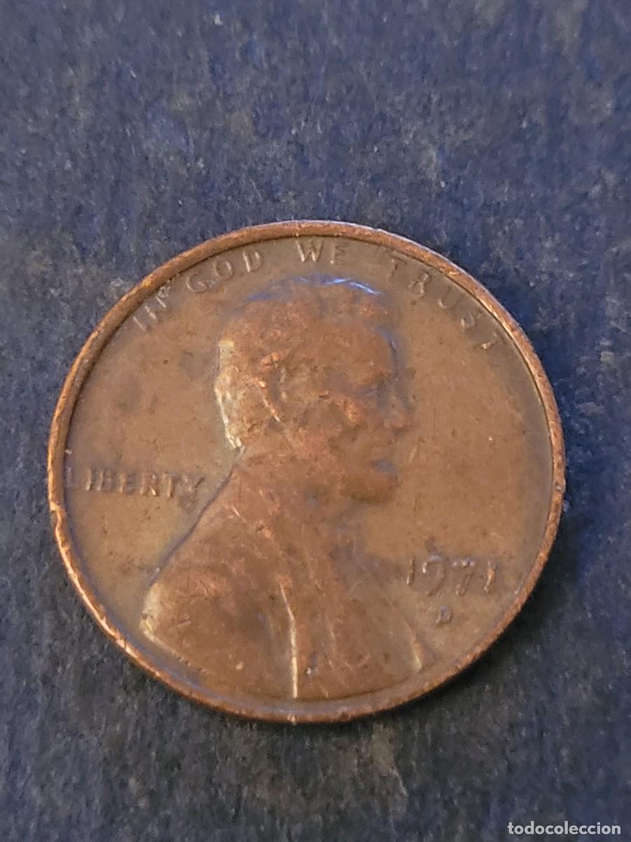 Monedas antiguas de Am&eacute;rica: Moneda 1 centavo 1971 &rdquo;D&rdquo; Estados Unidos
