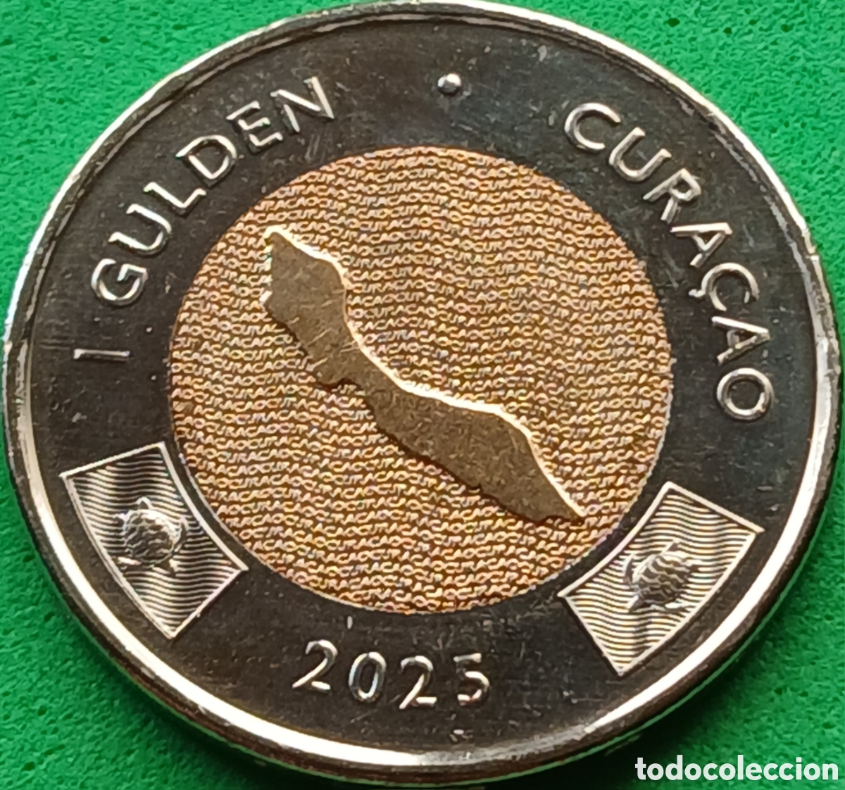 Monedas antiguas de Am&eacute;rica: Curazao 1 gulden 2025 UC#6