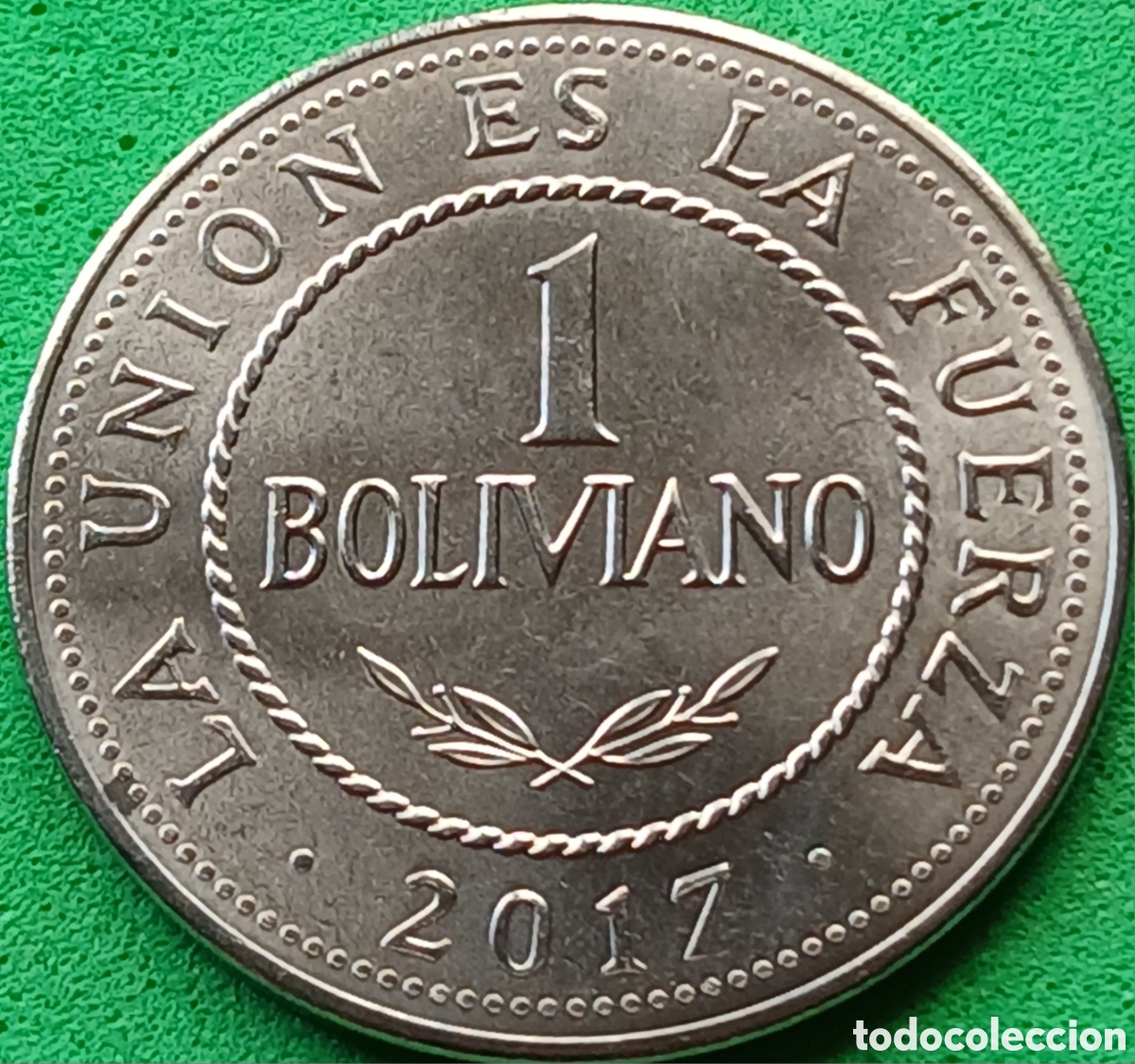 Monedas antiguas de Am&eacute;rica: Bolivia 1 boliviano 2017 km#217