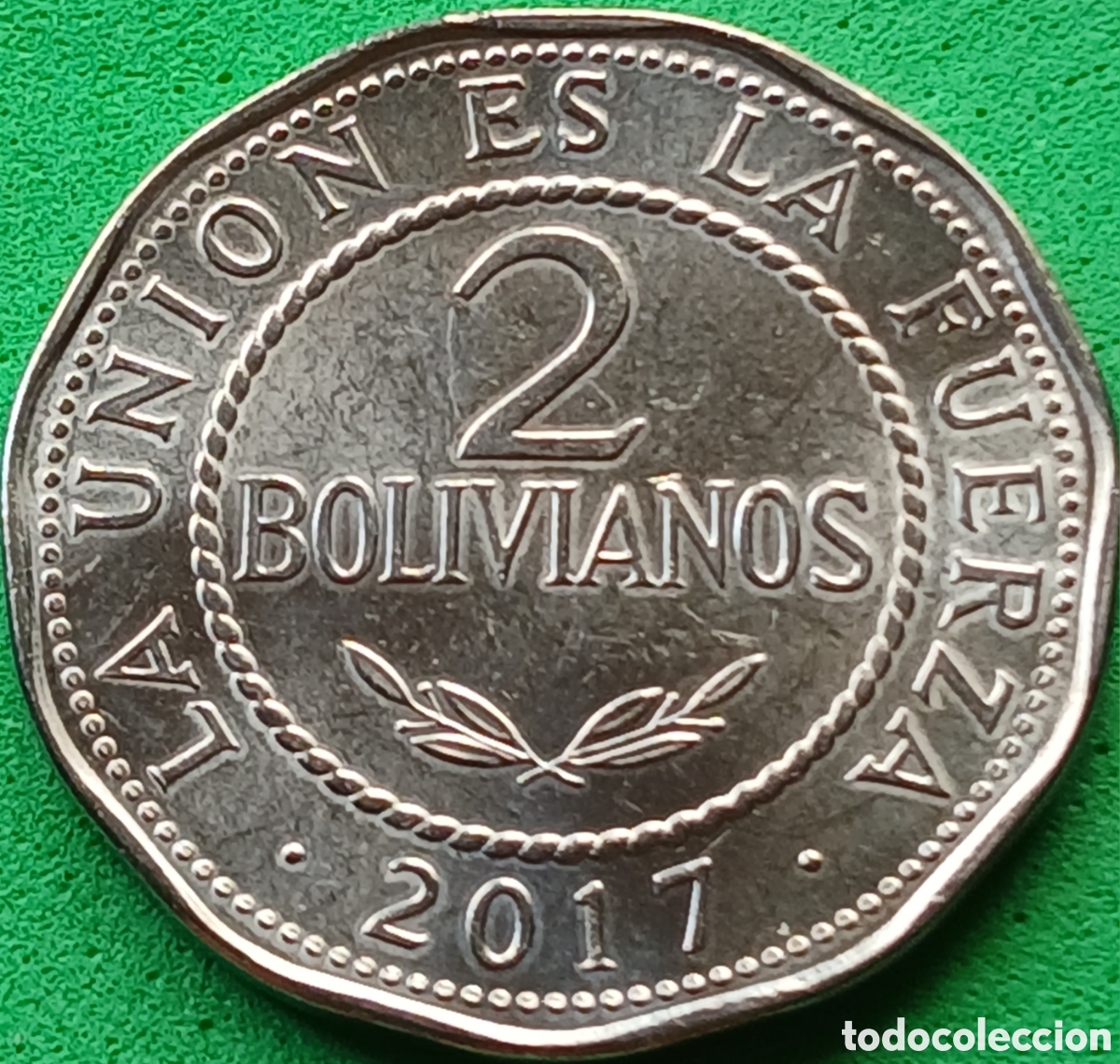 Monedas antiguas de Am&eacute;rica: Bolivia 2 bolivianos 2017 km#218